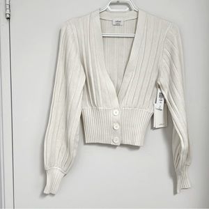 SOLD Aritzia Plunge Front Cardigan (new Thais) with deep v neck